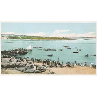 Water Sports At Annisquam, Glouchester, Mass., 1898-Paper Art-24"x14"