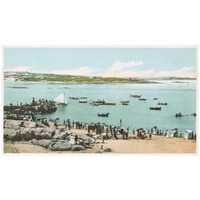 Water Sports At Annisquam, Glouchester, Mass., 1898-Paper Art-32"x19"