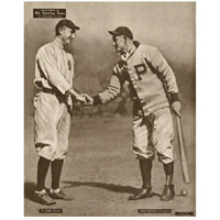 Ty Cobb And Honus Wagner, 1880-Paper Art-22"x26"