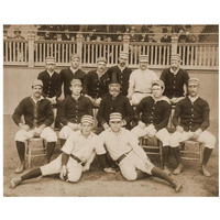 Philadelphia Baseball Club, 1887-Paper Art-22"x18"