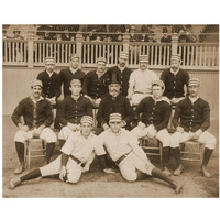 Philadelphia Baseball Club, 1887-Paper Art-37"x30"