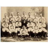 Brooklyn Baseball Club-Paper Art-18"x14"