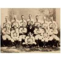Brooklyn Baseball Club-Paper Art-26"x20"