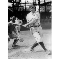 Baseball Game in Progress, 1910s-Paper Art-14"x18"