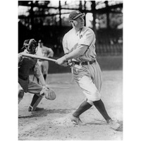 Baseball Game in Progress, 1910s-Paper Art-38"x50"