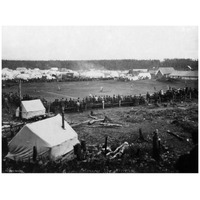 Baseball game - Anchorage - July 4th 1915-Paper Art-42"x32"