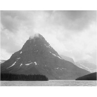 Two Medicine Lake, Glacier National Park, Montana - National Parks and Monuments, 1941-Paper Art-24"x19"