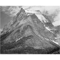 Going-to-the-Sun Mountain, Glacier National Park, Montana - National Parks and Monuments, 1941-Paper Art-24"x20"