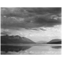 Evening, McDonald Lake, Glacier National Park, Montana - National Parks and Monuments, 1941-Paper Art-18"x14"