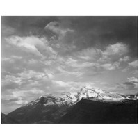 Heaven's Peak, Glacier National Park, Montana - National Parks and Monuments, 1941-Paper Art-18"x15"
