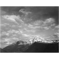 Heaven's Peak, Glacier National Park, Montana - National Parks and Monuments, 1941-Paper Art-24"x19"