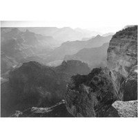 Grand Canyon National Park, Arizona - National Parks and Monuments, 1941-Paper Art-24"x17"