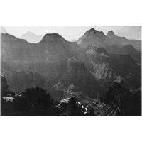 Grand Canyon National Park, Arizona - National Parks and Monuments, 1941-Paper Art-24"x16"