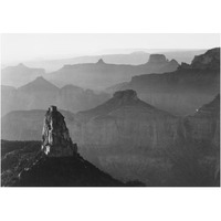 Grand Canyon National Park, Arizona - National Parks and Monuments, 1941-Paper Art-24"x17"