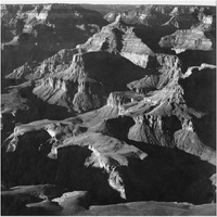 Grand Canyon National Park, Arizona - National Parks and Monuments, 1940-Paper Art-24"x24"