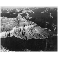 Grand Canyon National Park, Arizona - National Parks and Monuments, 1940-Paper Art-18"x15"