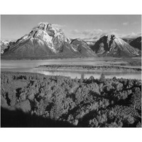 View toward Mount Moran, Grand Teton National Park, Wyoming, 1941-Paper Art-24"x20"