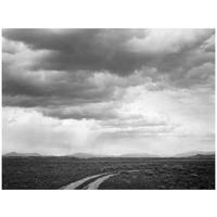 Roadway near Grand Teton National Park, Wyoming, 1941-Paper Art-18"x14"