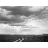 Roadway near Grand Teton National Park, Wyoming, 1941-Paper Art-24"x19"