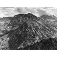 From Windy Point, Middle Fork, Kings River Canyon, proposed as a national park, California, 1936-Paper Art-24"x19"