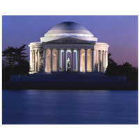 Jefferson Memorial, Washington, D.C.-Paper Art-22"x18"