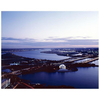 Jefferson Memorial taken from an open window in the Washington Monument, Washington, D.C.-Paper Art-37"x30"
