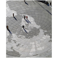 U.S. Navy Memorial, Washington, D. C.-Paper Art-22"x26"
