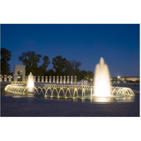 World War II Memorial Nigh), Washington, D.C.-Paper Art-62"x42"