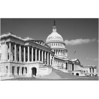 U.S. Capitol, Washington, D.C. - Black and White Variant-Paper Art-38"x25"
