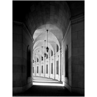 Arched architectural detail in the Federal Triangle located in Washington, D.C. - Black and White Variant-Paper Art-38"x50"
