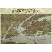 Panoramic view of New York City and vicinity, 1912-Paper Art-32"x23"