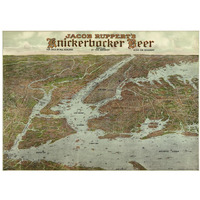 Panoramic view of New York City and vicinity, 1912-Paper Art-38"x28"