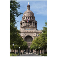 The Texas Capitol, Austin, Texas, 2014-Paper Art-18"x26"