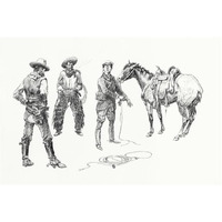 The Initiation of the Tenderfoot, 1899-Paper Art-20"x14"