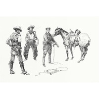 The Initiation of the Tenderfoot, 1899-Paper Art-26"x18"