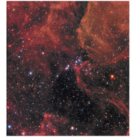 Wide View of Supernova 1987A-Paper Art-17"x18"