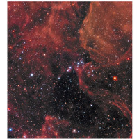 Wide View of Supernova 1987A-Paper Art-22"x24"