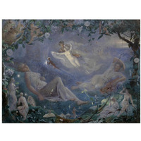 Scene from A Midsummer Night's Dream-Paper Art-18"x14"