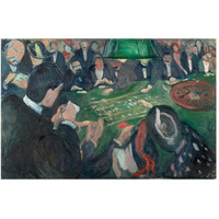 At the Roulette Table in Monte Carlo, 1892-Paper Art-50"x34"