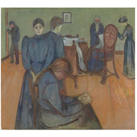 Death in the Sickroom, 1893-Paper Art-46"x42"