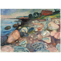 Shore with Red House, 1904-Paper Art-42"x32"
