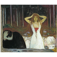 Ashes, 1895-Paper Art-38"x33"