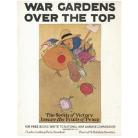 War Gardens Over the Top, 1919-Paper Art-20"x26"