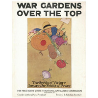 War Gardens Over the Top, 1919-Paper Art-26"x34"