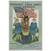 The Woman's Land Army of America-Paper Art-22"x32"