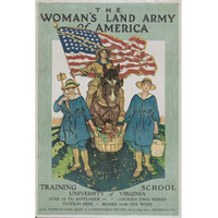 The Woman's Land Army of America-Paper Art-42"x62"