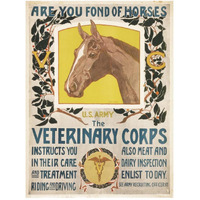 Are You Fond of Horses, 1919-Paper Art-38"x50"