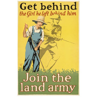 Get behind the girl he left behind him, ca. 1918-Paper Art-18"x26"