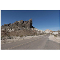 Scenery in Big Bend National Park, TX-Paper Art-20"x14"