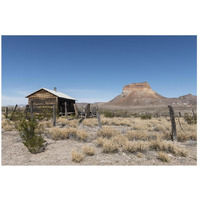 Scenery in Big Bend National Park, TX-Paper Art-26"x18"